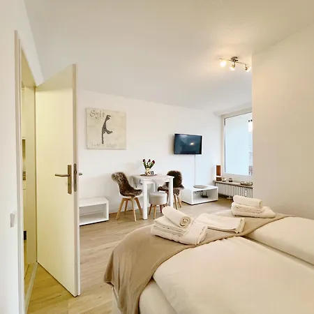Strandnah Balkon Strandlaeufer 1 & 2 Apartment *