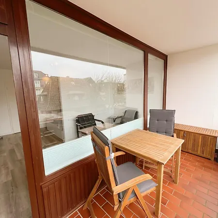 Strandnah Balkon Strandlaeufer 1 & 2 Apartment *